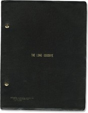 Raymond Chandler LONG GOODBYE Original screenplay for the 1973 film 1971 #147168