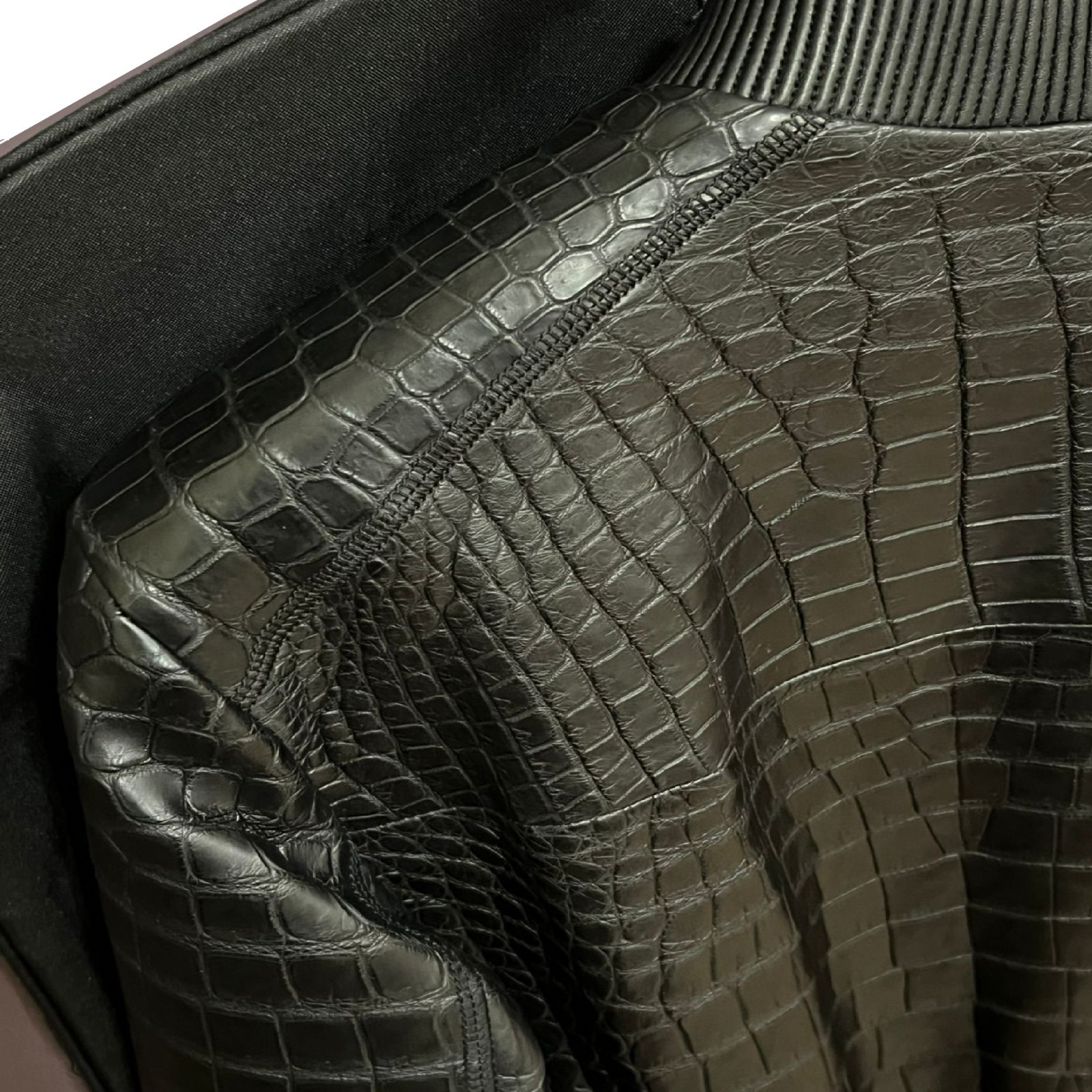 $140K STEFANO RICCI 52 Crocodile Leather Jacket - New! image 8