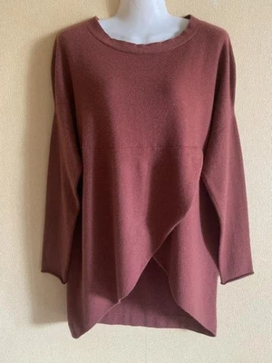 Women Brunello Cucinelli Sweater Burgundy Cashmere - Bild 1 von 4