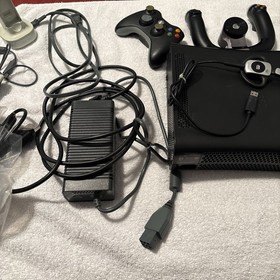 Microsoft Xbox 360 Black Elite-Slightly Used-Great Condition-Many Accessories.