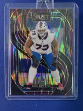 2024 Panini Select Dion Dawkins Purple Shock /360 Premier Buffalo Bills