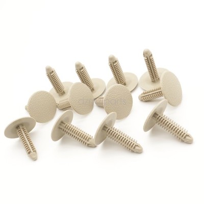 12 Pcs Nylon Trim Panel Fastener For Ford XW7Z-6302354-AA6 Direct Replacement