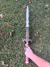 42" Halloween Cosplay Two Handed Sword Foam Medieval Fantasy Weapon Longsword