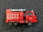 Vintage Remco ZYBOTS Transformers KO Red Truck FIRE ENGINE Complete Zybot Ladder