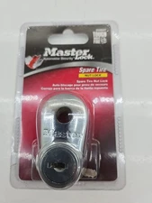 Master Lock Tire Lock, Lug Nut Style Spare Tire Lock, 262DAT Zinc & Steel