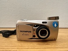 Olympus i Zoom 75 Silver APS Point & Shoot Film Camera Tested Works