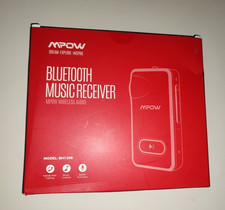 New Sealed MPOW Bluetooth Music Receiver Wireless Audio Model BH129B / MPBH129BB