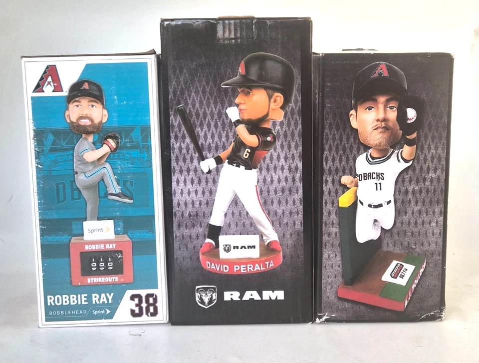 ARIZONA DIAMONDBACKS - Lot of 8 Bobbleheads Star Wars Sugar Skull NEW - Image 3 of 4