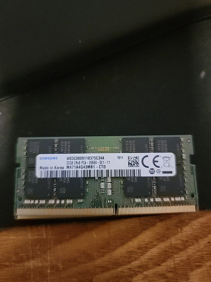 M471A4G43MB1-CTD SAMSUNG 32GB 2RX8 PC4-2666V SODIMM - Image 3 of 4