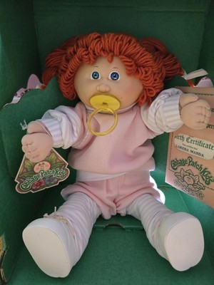 Vintage Cabbage Patch Kid Hm4 Redhead Boxed 1980s 
