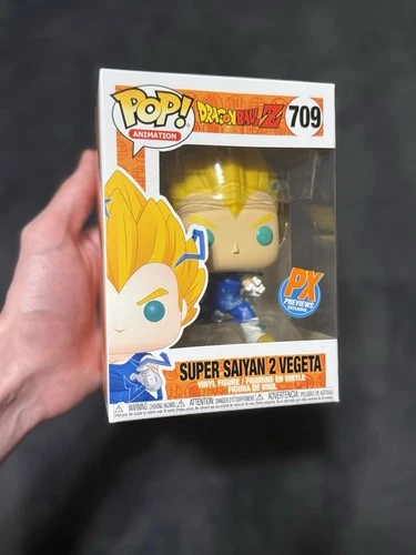 Funko Pop! Dragon Ball Z Super Saiyan 2 Vegeta #709 PX Previews Exclusive