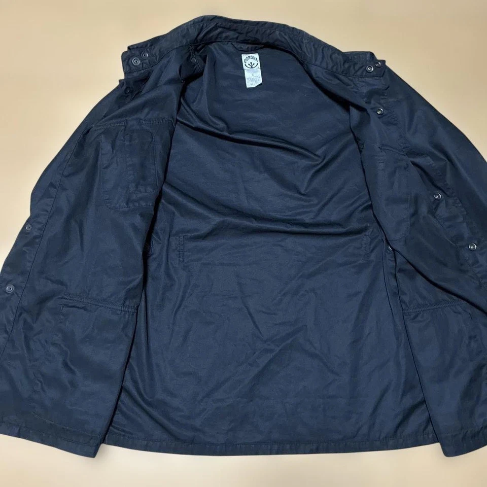 CORONA Utility Jacket XL Black 100% Cotton Workwear Coat - Image 4 of 4