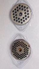 Lot of 2 #12 Meat Grinder Plate for Hobart Cabelas LEM Weston Pro Cut 7mm,&4.5mm