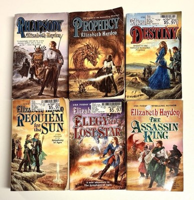 Elizabeth Haydon: Symphony Of Ages Series 1-6 Complete Set TOR Fantasy PB