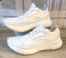 Brooks Glycerin 20 Stealth Fit Women s Size 9 Running Shoes White Khaki Colorway