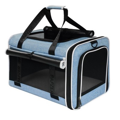 Top Loading Medium Cat Carrier with Privacy Curtain, Soft-Sided Small Pet Tra...