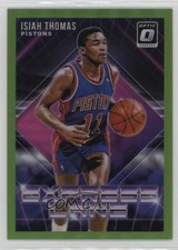 2018 Donruss Optic Express Lane Lime Green Prizm /149 Isiah Thomas #2 HOF 08uw