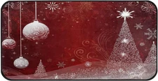 Christmas Tree Snowflake Kitchen Floor Mat Winter Red Ball Flower Comfort Mats E