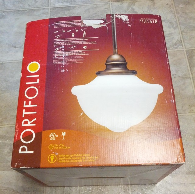 Portfolio Flush Mount Ceiling Fixture Installation Instructions