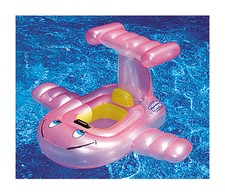 Swimline 90185 Swimming Pool Puddle Jumper Toddler Seat Inflatable - Pink