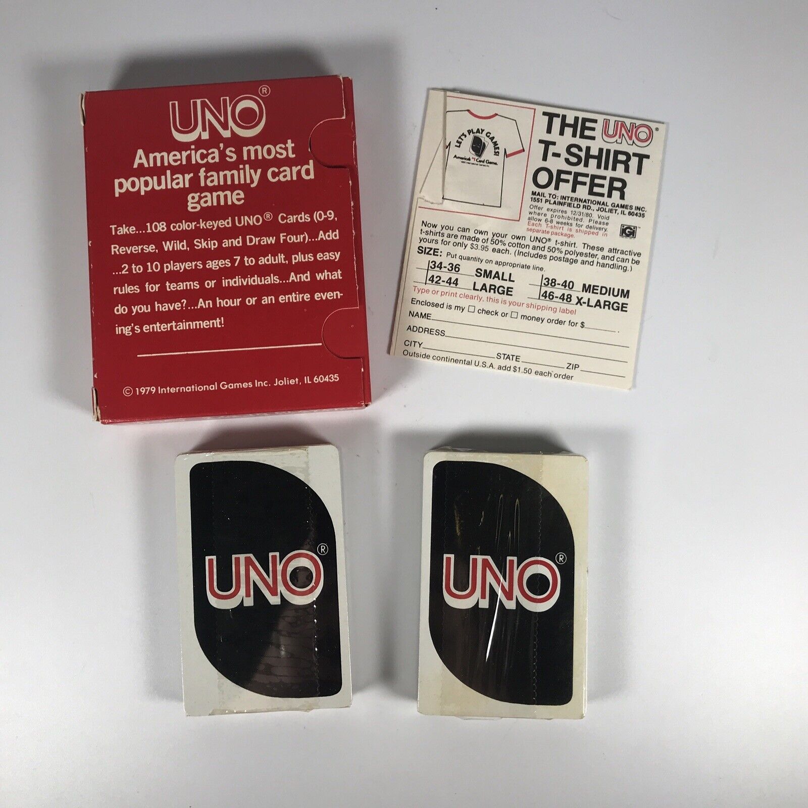 Vintage UNO Replacement Instruction Booklet 1973 IGI 