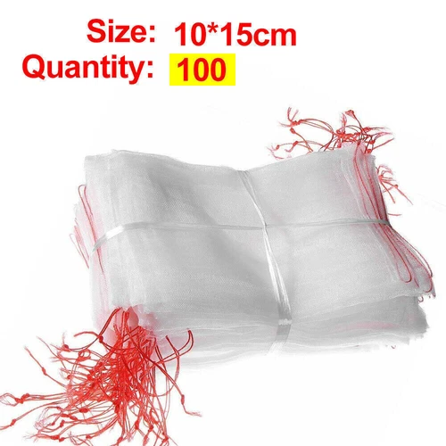 Mesh Against Insect Pest Reusable Plant Fruit Protect Drawstring Net Bag - Picture 14 of 18
