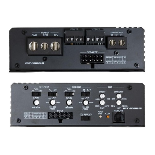 STINGER Audio MT-1000.5 1200 Watt 5-Channel Car Audio Amplifier - Picture 3 of 5