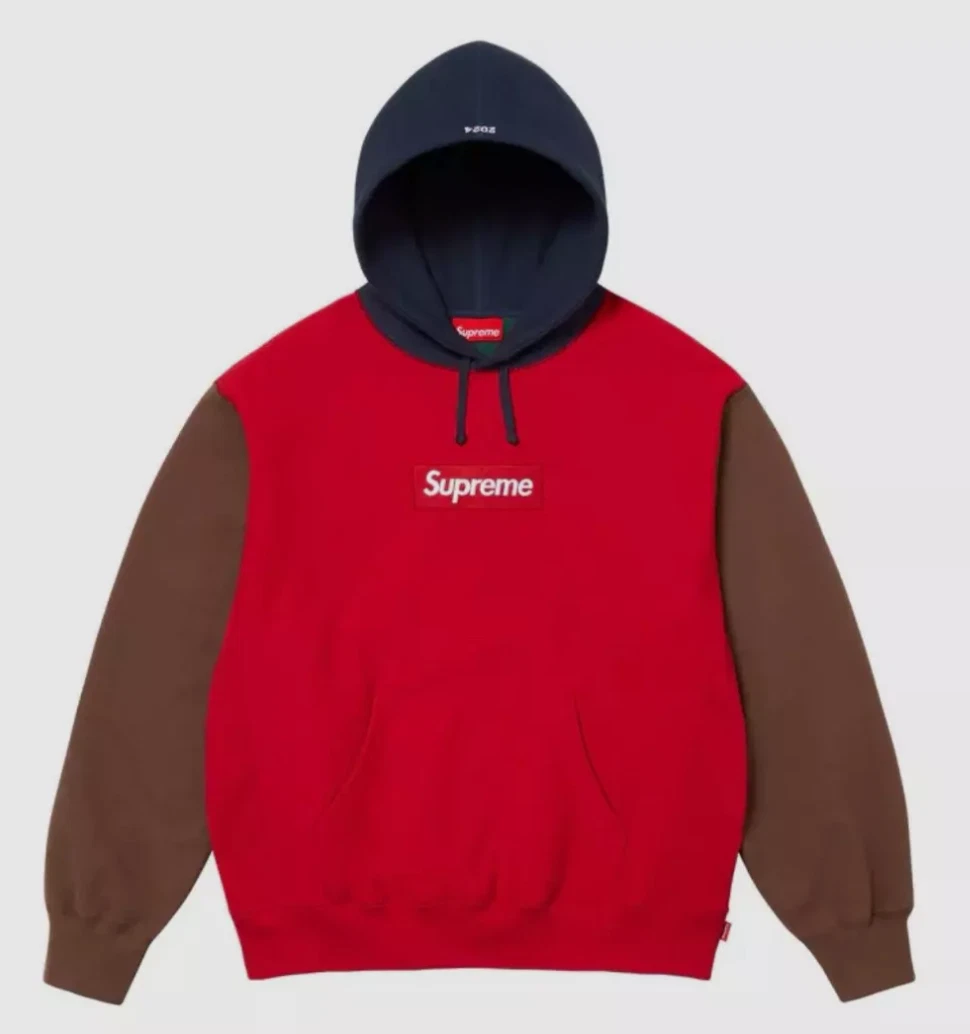 Sweat à capuche Supreme FW24 Box Logo XL multicolore à capuche multicolore multicolore EN MAIN