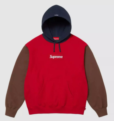 Supreme FW24 Box Logo Hooded Sweatshirt XL Multicolor Hoodie