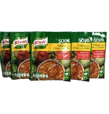 6-Pk Knorr Sopa Fideos C/Chile Y Limón Noodles Soup W/Chili & Lemon 95g/3.3oz