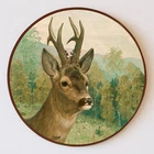 Right deer by Carl Zimmermann image the hunting wood gunshot 41cm 40
