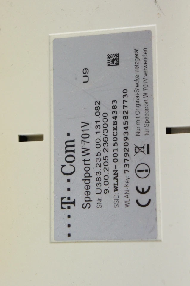 T-Com Speedport W701V mit Netzteil Z-2518 - Bild 4 von 4