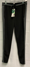 Adidas Women  s Sz M Black/Gray Climacool Polyester Training Pants