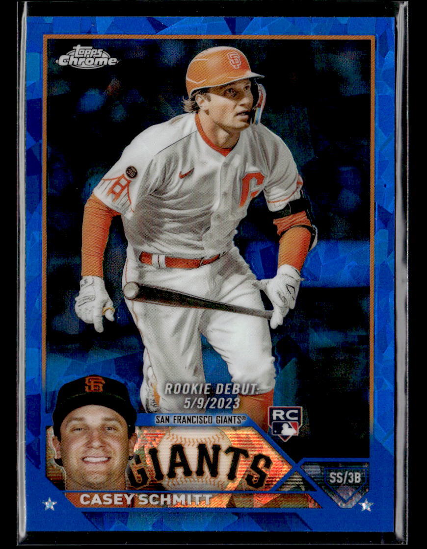 Casey Schmitt RC - 2023 Topps Chrome Update Sapphire Edition Rookie #USCS198 SF