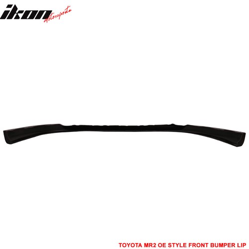 Fits 91-95 Toyota MR2 SW20 OE Style Front Bumper Lip Spoiler Unpainted Black PU - Picture 5 of 8