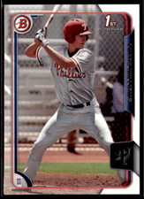 2015 Bowman Draft #56 Lucas Williams Phillies 1st Bowman Prospect RC