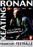 Ronan Keating - Destination, Frankfurt 2002 | Konzertplakat | Poster