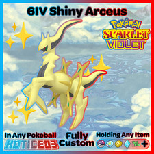 ⚡Arceus 6IV⚡ Pokemon Scarlet & Violet EV Trained 🚀Fast Rare Mythical Fast🚀