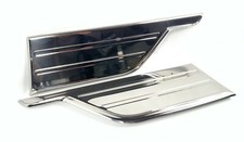 Stainless Steel Front Fender Gravel Shields Guards For 1951-1952 Chevy