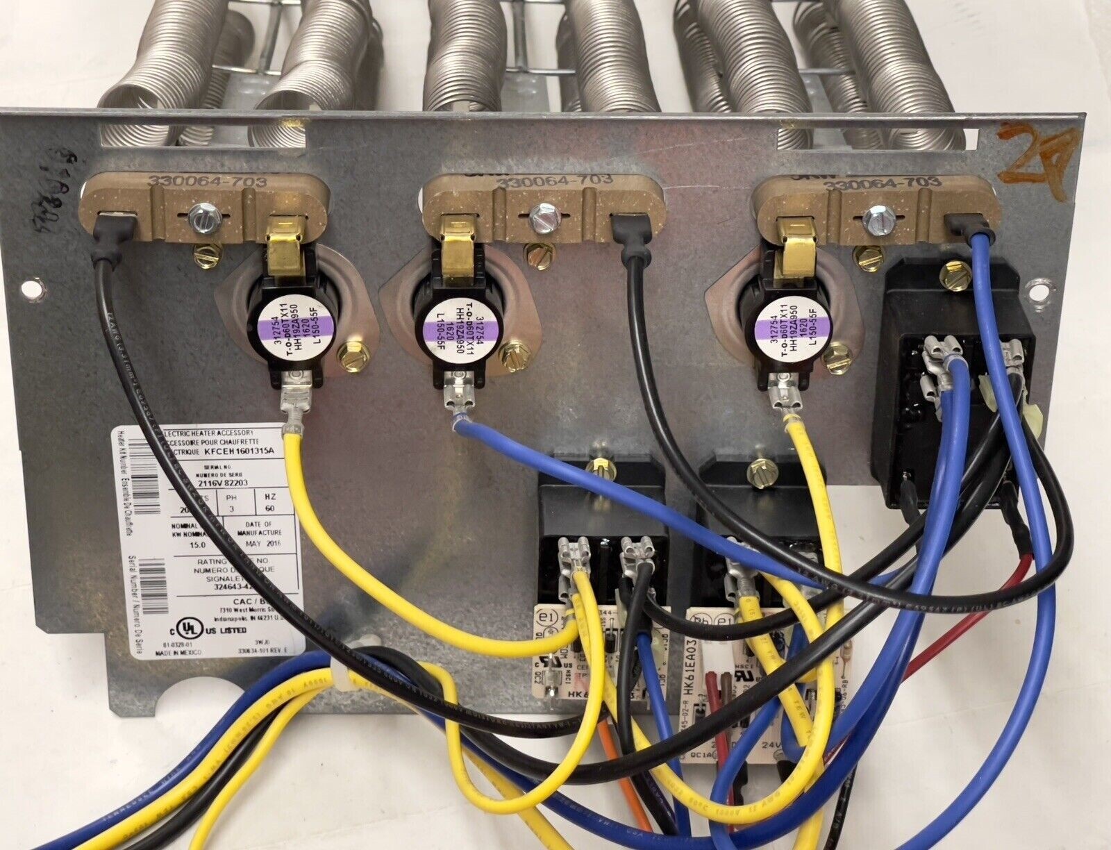 Carrier CAC/BDP Heating Element 15kW KFCEH1601315A KFCEH3101C15A eBay