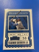 Vladimir Guerrero Jr. 2020 Panini Contenders Winning Tickets WT-6 {28A1}
