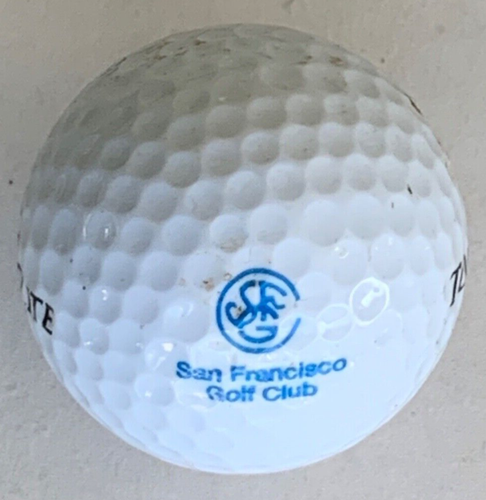 VINTAGE!!! SAN FRANCISCO GOLFSCHLÄGER LOGO GOLFBALL VON TOPFLIGHT NEU C3