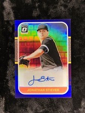 2021 Donruss Optic PANDORA Prizm 15/15 bookend Jonathan Stiever Rookie Auto RC 