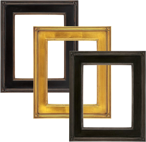 Plein Air Museum Collection De Stijl Open Back Art Frame - 9X12 Gold - Art Deco - Picture 6 of 7