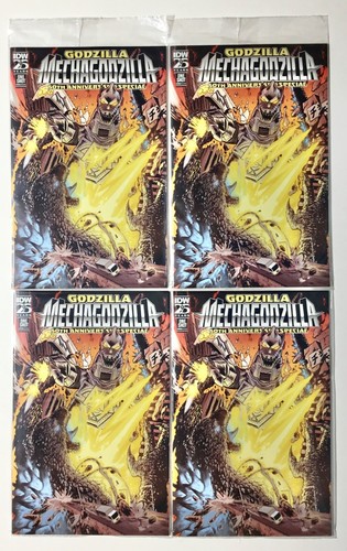 GODZILLA MECHAGODZILLA 25th ANN #1 SDCC CON EXCLUSIVE 2024 IDW 4 Comic LOT J298 - Picture 1 of 2