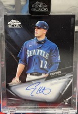 2021 Topps Chrome Black Evan White Base Rookie Auto Encased