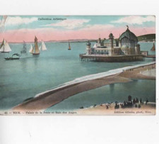 Nice France  postcard  1910  Palais de Jetée et Baie des Anges