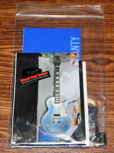 Gibson Les Paul Deluxe Case Candy Pelham Manual Warranty Wrench Guitar Parts T