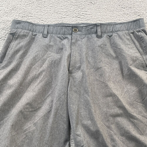 Under Armour Golf Shorts Mens 40 Stretch Vented Chino Outdoor Logo Heatgear - Picture 3 of 13