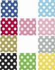 16x Unique Party Lunch Paper Napkins Polka Dots 2ply Assorted Colours